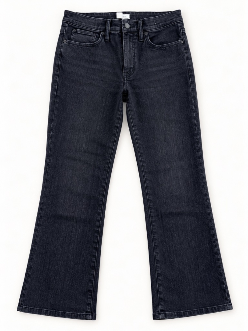 Madewell Black Wash Kick Out Crop Jeans - Size 29